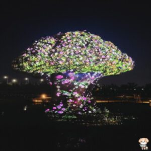 임진각수풀누리, 야간 산책명소 파주 야경 야간드라이브코스 임진각수풀누리 파주 야경 명소
