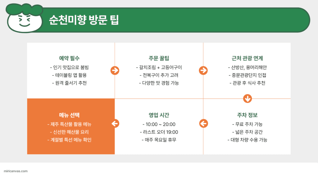 순천미향 제주