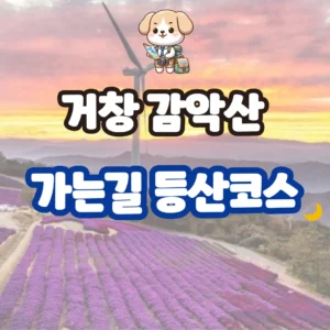 거창 감악산 가는 길부터 등산코스까지, 별바람언덕 완전정복 거창 감악산 가는길 등산코스