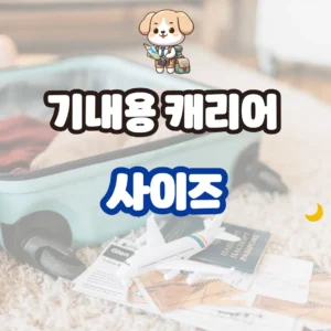 기내용 캐리어 사이즈 가이드 항공사별 허용 기준 요약 기내용 캐리어 사이즈