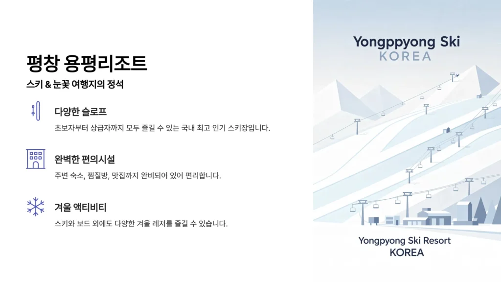 겨울 여행지 추천 국내