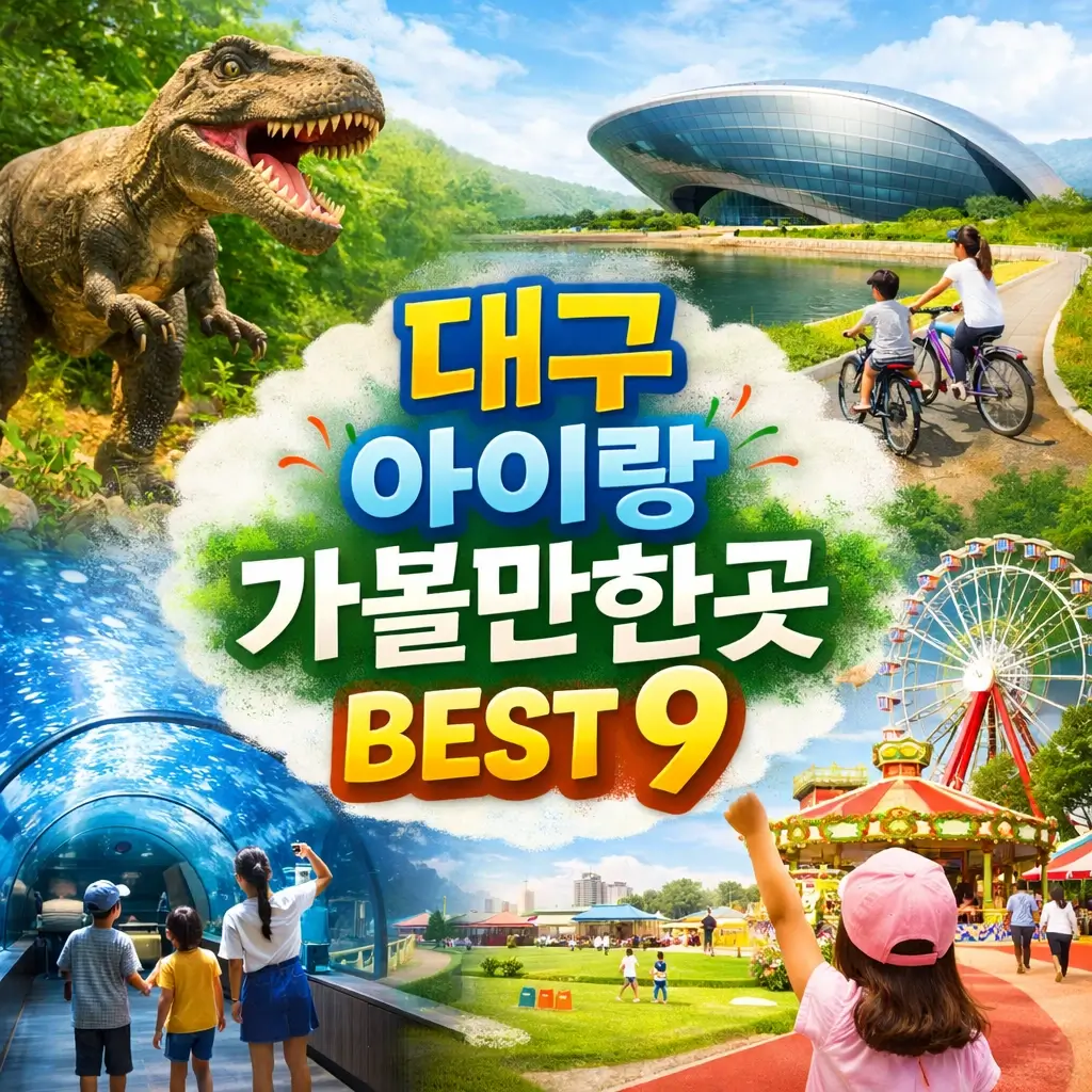 대구아이랑 가볼만한곳 BEST9