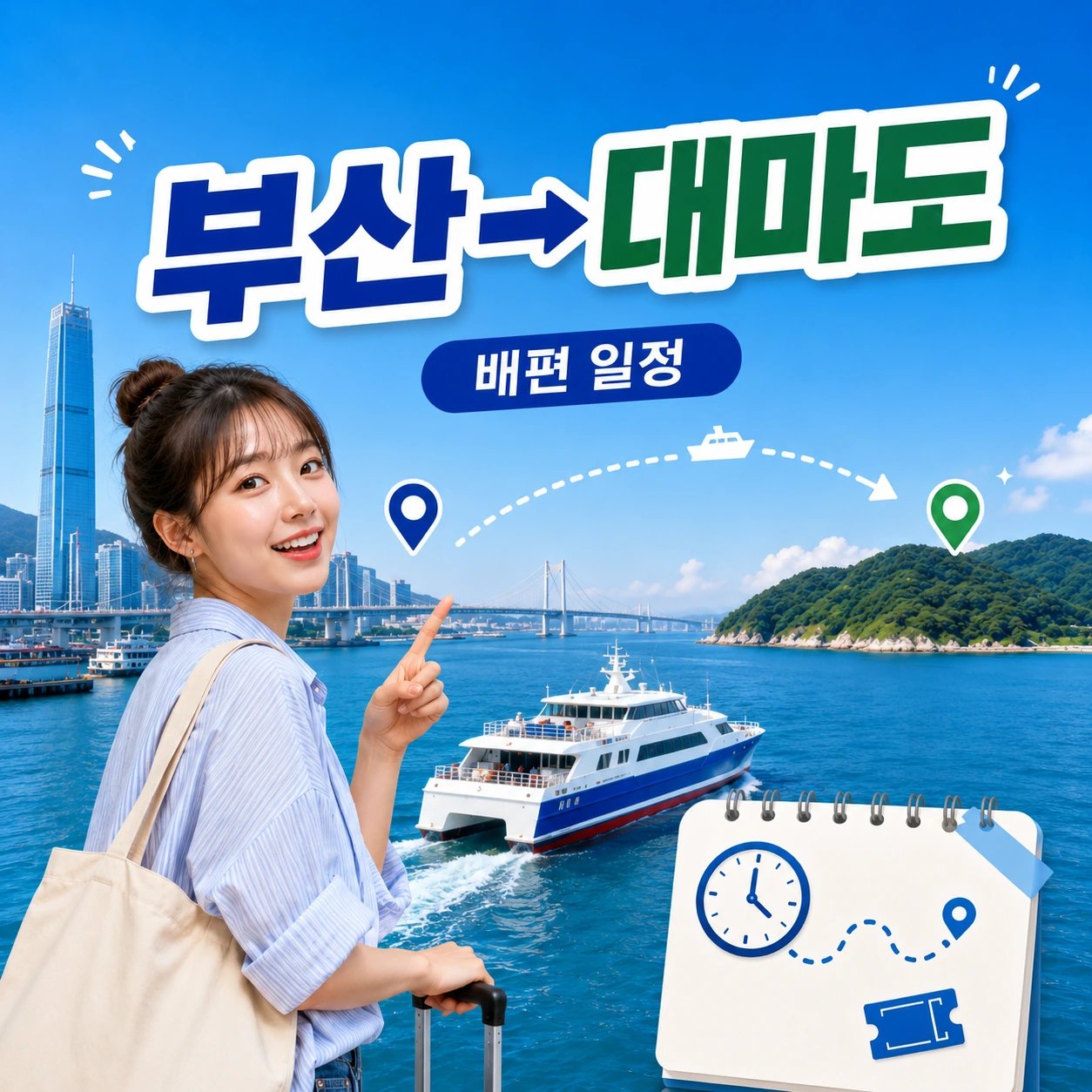 부산 대마도 여행 배편 일정 짜기